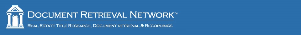 DRN Document Retrieval Network. Real Estate Title Search, Document Retrieval & Recordings